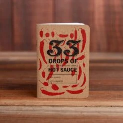 33 Drops Of Hot Sauce Tasting Notebook