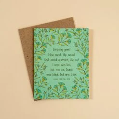 Amazing Grace Hymn Greeting Card