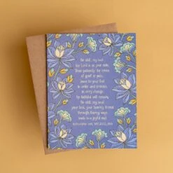 Be Still My Soul Hymn Greeting Card