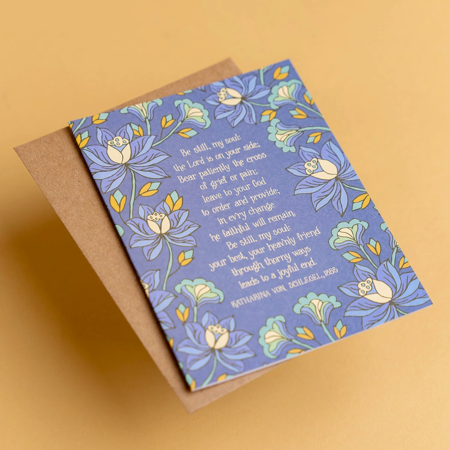 Be Still My Soul Hymn Greeting Card 3 Be Still My Soul Hymn Greeting Card - Image 3