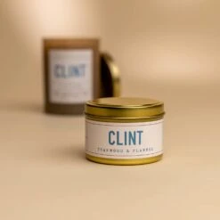 Clint 5 Oz. Candle -Deals Home Avenues Store Clint 5 ounce candle 00010