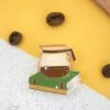 Coffee And Books Enamel Pin