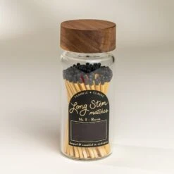 Raven Long Stem Matches Jar