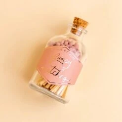Dusty Rose Fancy Matches Small Jar -Deals Home Avenues Store Dusty Rose Fnacy Matches Small Jar 00008