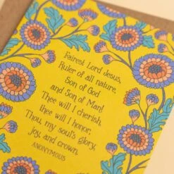 Fairest Lord Jesus Hymn Greeting Card -Deals Home Avenues Store Fairest Lord Jesus Hymn Greeting Card 00003