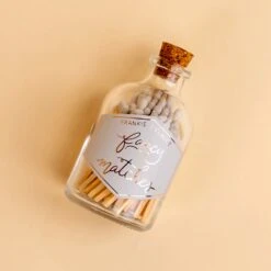 Fog Gray Fancy Matches Small Jar -Deals Home Avenues Store Fog Gray Fancy Matches Small Jar 00006