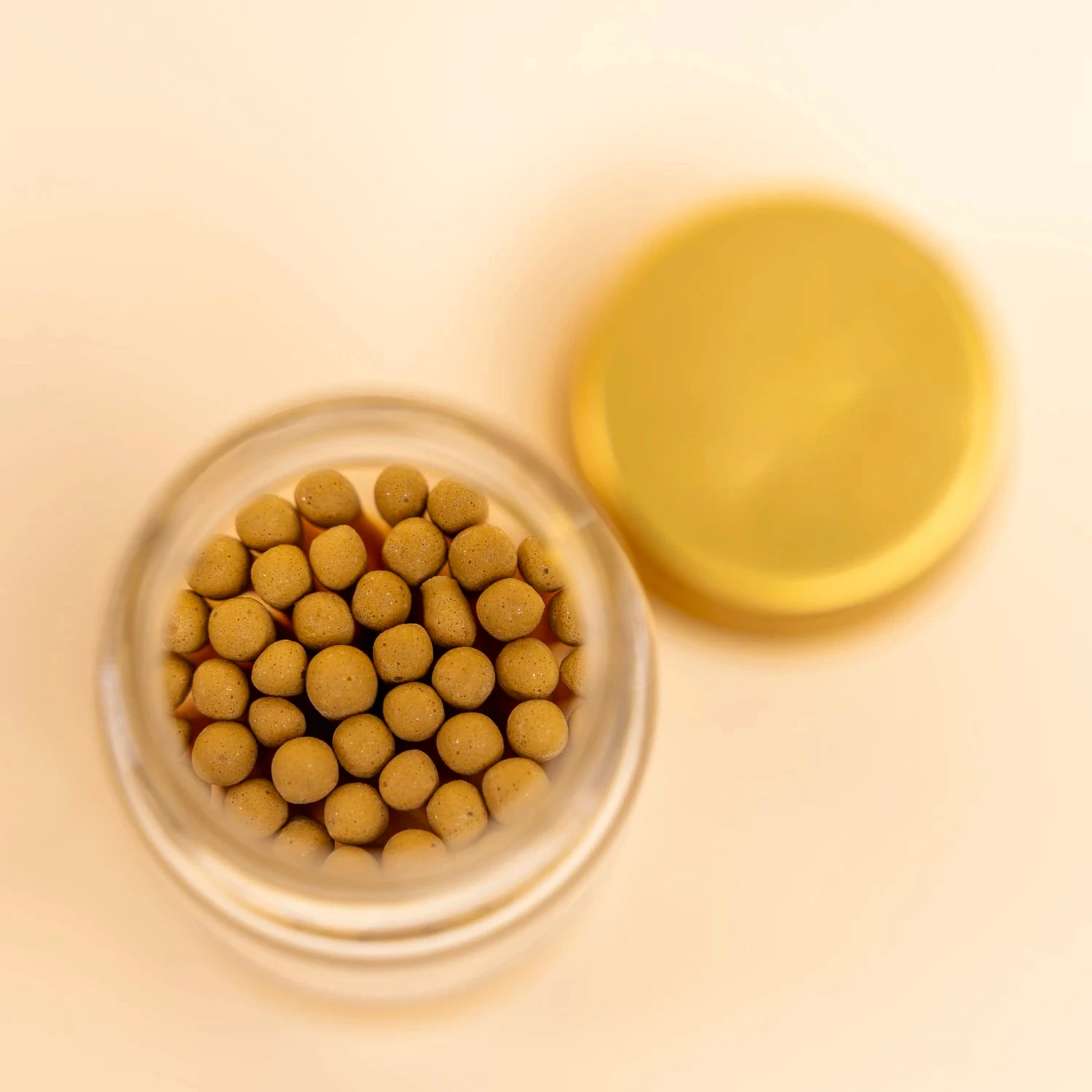 Golden Honey Mini Glass Match Jar 3 Golden Honey Mini Glass Match Jar - Image 3