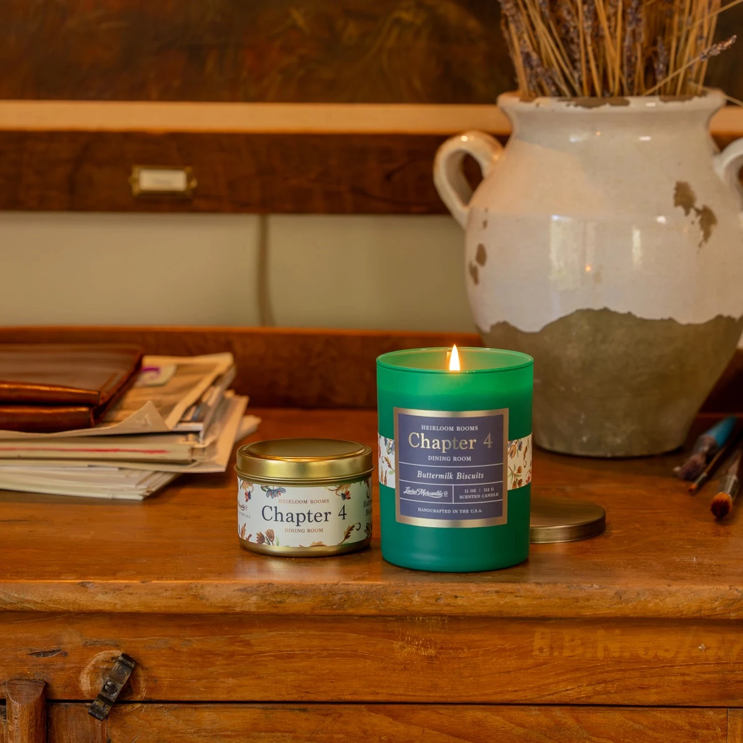 Chapter 4 - Dining Room 5 Oz. Candle 2 Chapter 4 - Dining Room 5 Oz. Candle - Image 2