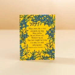 It Is Well With My Soul Hymn Greeting Card -Deals Home Avenues Store It is Well with Soul Greeting Card 00003