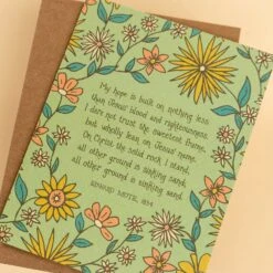 My Hope Is Built Hymn Greeting Card -Deals Home Avenues Store My Hope Is Built Hymn Greeting Card 00003