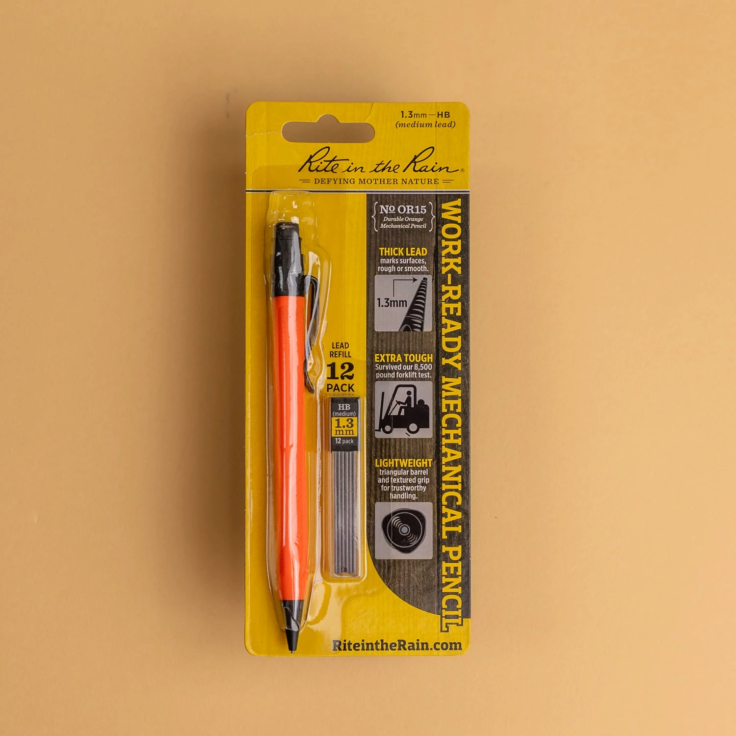 Rite In The Rain Rite In Rain Orange Work-Ready Pencil 2 Rite In The Rain Rite In Rain Orange Work-Ready Pencil - Image 2