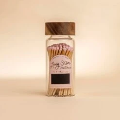 Rosewater Long Stem Matches Jar
