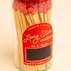 Scarlet Long Stem Matches Jar -Deals Home Avenues Store Scarlett Long Stem Matches Jar 00004