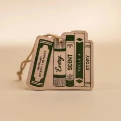 Scent Library Books Wooden Ornament -Deals Home Avenues Store Scent Library Books Ornament 00001