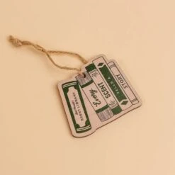 Scent Library Books Wooden Ornament -Deals Home Avenues Store Scent Library Books Ornament 00004