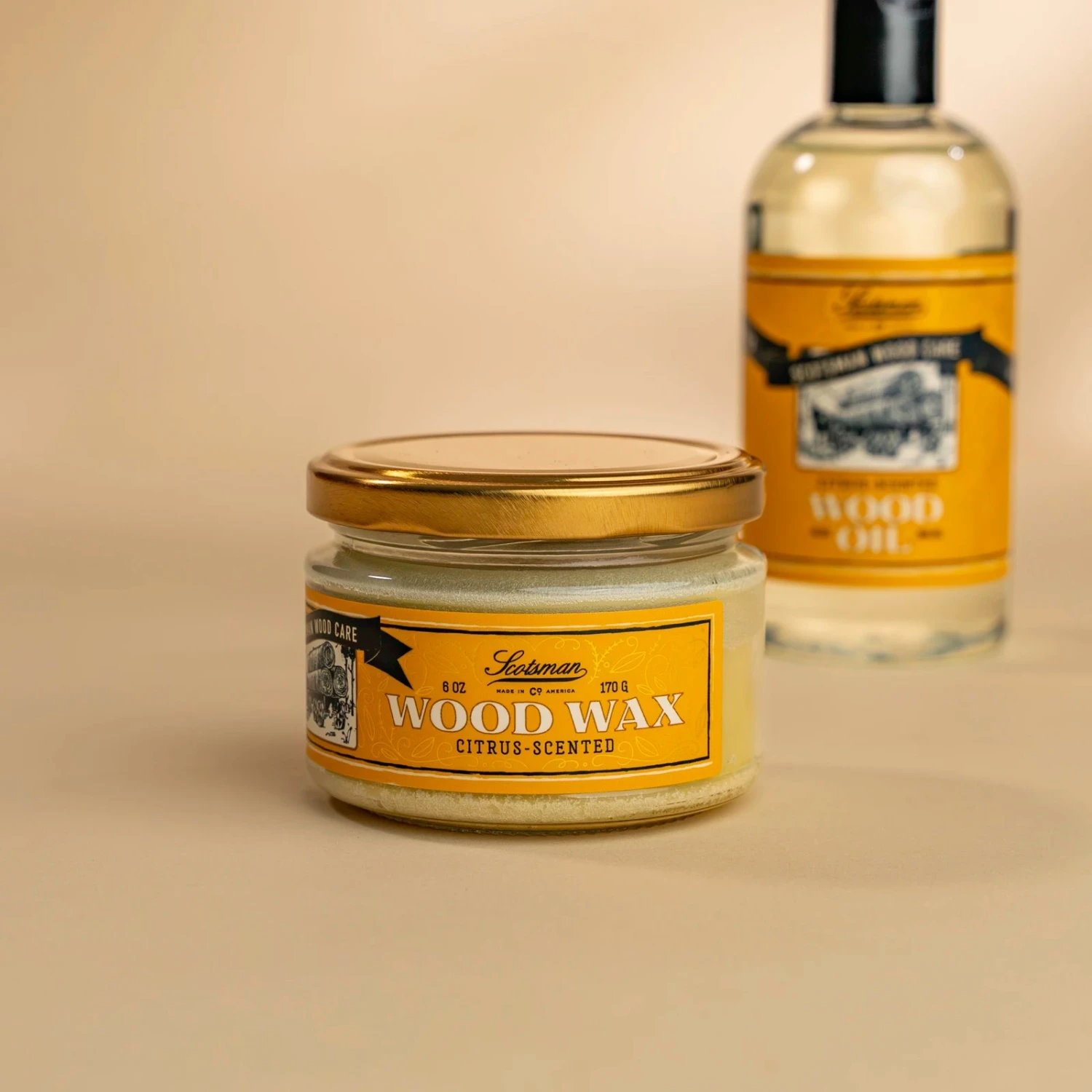 Scotsman Co. Wood Wax | Citrus Scented 2 Scotsman Co. Wood Wax | Citrus Scented - Image 2