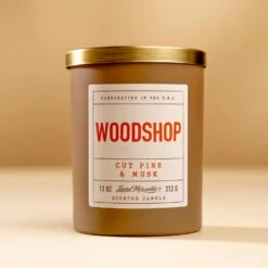 Woodshop Candle -Deals Home Avenues Store Woodshop 11 ounce candle 00002